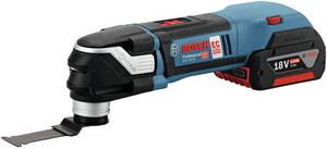 Bosch GOP 18V-28 Professional (2 Akkus in L-Boxx + Zubehör-Set) Akku-Multi-Cutter