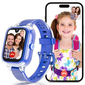 Yuede AMOLED Smartwatch Kinder mit 4G Anruf für Gesundheitsüberwachung Smartwatch (1,78 Zoll) GPS Tracker mit SMS, Videoanruf, SOS, 5 MP Kamera, Klassenmodus, KinderUhr ohne Social Media Apps für 5-12 Jährige 