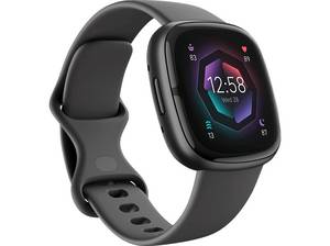 Fitbit Sense 2 Nachtgrau/Aluminium in Graphit Android Smartwatch