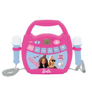 Lexibook Barbie Light Bluetooth®-Lautsprecher mit Lichtern und Mikrofonen und Akku 