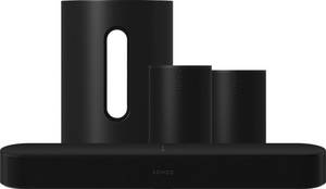 Sonos Beam (Gen.2) + Sub Mini + Era 100 5.1 Heimkino Set schwarz Soundbar ohne Subwoofer