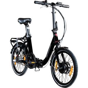 ZÜndapp Zündapp ZXT20 20 Zoll E Bike Elektrobike Pedelec E Klapprad Faltrad E Fahrrad mit Rad Nabenmotor Tiefeinsteiger 3 Gang... schwarz 