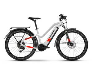 Haibike Trekking 7 Mid (630 Wh) E-Bike 27.5'' Damen (rot / grau) 