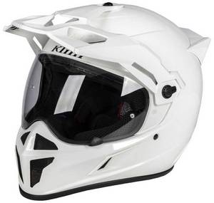 Klim Krios Full Face Helmet Weiß Klapphelm