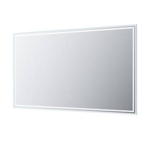 Sonni Badspiegel 120 x 70 / 80 x 60, mit Beleuchtung, Bluetooth-Lautsprecher,...