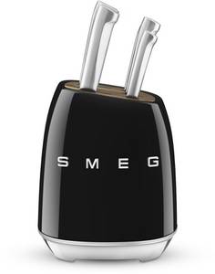Smeg Knife Block 50's Style Black Messerblock