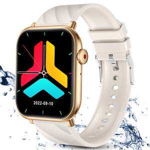 BEKOMIYA Smartwatch,Fitness Tracker Uhr für Damen Herren mit Telefonfunktion Watch (5 cm/1,96