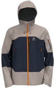 Odlo X-Alp 3L Kapuzenjacke wolkengrau dunkelgrau Skijacke