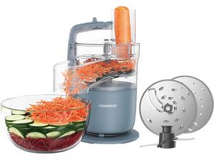  KENWOOD MultiPro Go FDP22.140GY Kompaktküchenmaschine Storm Blue (Rührschüsselkapazität: 1,3 l, 650 Watt) 