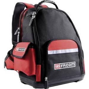 Facom Notebook Rucksack Passend für maximal: 38,1 cm (15) Schwarz, Rot Werkzeugrucksack