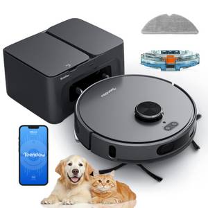 Teendow Saugroboter Nass-Trocken-Saugroboter LiDAR Staubsauger Roboter, 