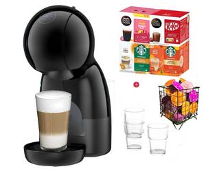 Nescafe Dolce Gusto NESCAFÉ® Dolce Gusto® Kapselmaschine Krups Dolce Gusto Kaffeemaschine 4 Pack Kapseln 2 Gläser Kapselhalter, Kaffeekapsel Dolce Gusto Kaffeemaschine, 30 Kaffeekreationen, Kaffee Kapselspender, Heiß-Kaltgetränke, Espresso, Cappuccino. 