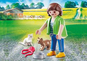 Playmobil® Playmo-Friends - Frau mit Katzenbabys (70562) Playmobil-Figur