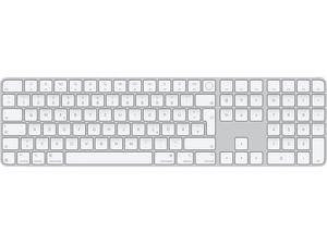  APPLE Magic Keyboard mit Touch ID und Ziffernblock, Tastatur, kabelgebunden kabellos, Weiß 