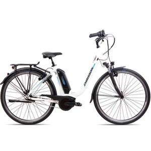 Chrisson E-Cassiopea E Bike Damen 28 Zoll Pedelec Hollandrad mit 7 Gang Nabenschaltung und Bosch ActiveLine weiß 50 cm 