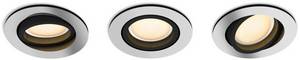 Philips Hue Hue White Ambience Milliskin aluminium Dreierpack (929003045101) Deckeneinbauleuchte