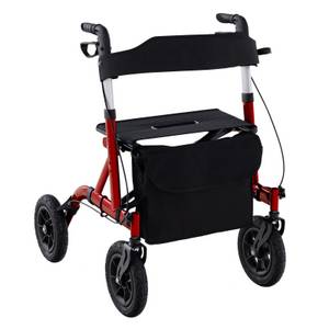 Costway Rollator, 6-fach verstellbar Griff mit 