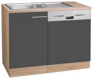 Optifit Spülenschrank Kalmar, mit Tür/Sockel für Geschirrspüler 