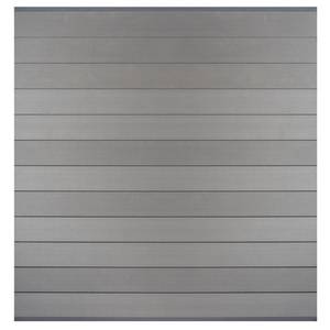 Mr. Gardener WPC-Bohlenzaun »Turino«, BxH: 179 x 90 cm, 6er-Set, Schwedenprofil, steingrau 