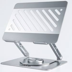 VSIUO Laptop-Ständer Laptop ständer mit 360 Drehbarer Basis, Verstellbarer laptopständer, (bis 17 Zoll, Belüfteter und faltbarer, Kompatibel mit MacBook Air, Pro, Samsung) 