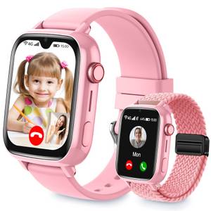 Yuede Smartwatch Kinder, mit GPS und 4G Telefon, IPX7 Wasserdicht Smartwatch...