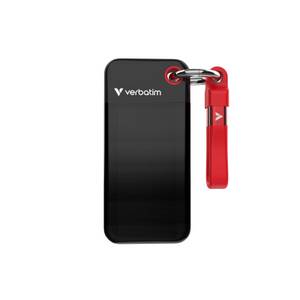 Verbatim Pocket Festplatte mit Schlüsselring SSD 1/2TB, USB 3.2, Typ-C externe SSD (1TB) 