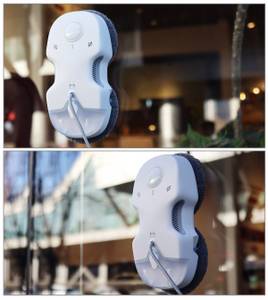 HUTT Saugroboter C6, Auto Wasserspray Fensterreiniger Roboter, Fensterputzer 