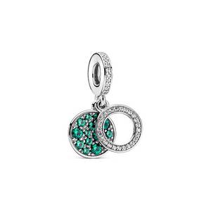 Pandora Charm Moments Funkelnde Grüne Scheibe 799186C02 