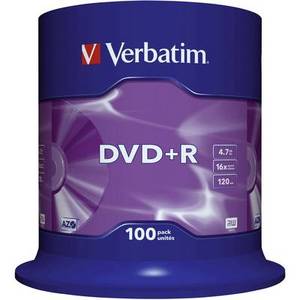 Verbatim DVD+R 4,7 GB, DVD-Rohlinge 