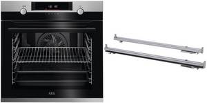 Aeg BPF55522V2 Einbaubackofen bestehend aus BPE55526BM + TR2LFV edelstahl/cleansteel / A+ 