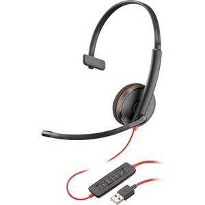 POLY Blackwire 3210 Monaural USB-A Headset 