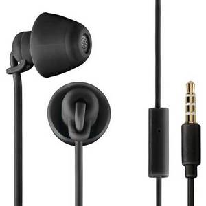 Thomson EAR3008BK Piccolino In Ear Kopfhörer In Ear Headset, Lautstärkeregelung Schwarz In-Ear-Kopfhörer