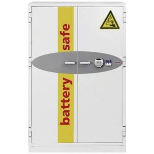 Phoenix BS1934E Battery Commander Batterie-Aufbewahrungstresor feuergeschützt Zahlenschloss 
