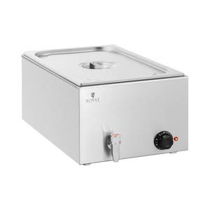 Royal Catering Speisenwärmer » Baño maría - 600 W - 1 GN 1/1 - Ablasshahn« 