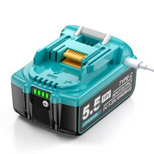 Ebl 5.5Ah akku für Makita Akku 