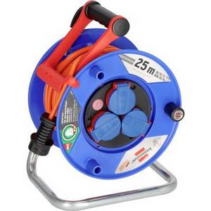  Brennenstuhl 1218740 Kabeltrommel 25 m Orange Schutzkontakt-Stecker 