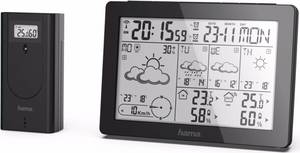 Hama Wettervorhersage-Center Meteotime schwarz 