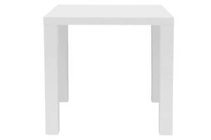 Dynamic24 Esstisch 80x80 cm weiß Esszimmertisch Küchentisch Tisch Holztisch 