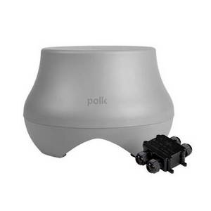 Polk Audio ATRIUM100SUBGY Marine-Subwoofer-Chassis, Auto-Subwoofer aktiv IP66 Grau 1 St. Subwoofer