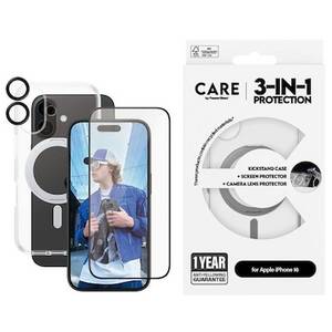 Panzerglass CARE by ® Feature 3-in-1 Ceramic Set iPhone 16