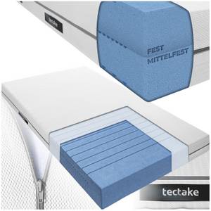 Tectake ® Matratze, verschiedene Größen, langlebig und formstabil, waschbarer Bezug aus atmungsaktivem 3D-Meshgewebe 