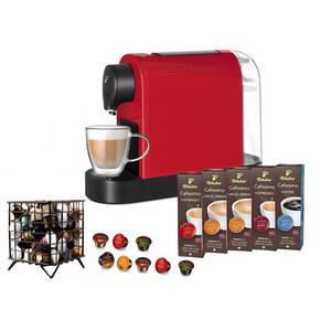 Tchibo Kapsel-/Kaffeepadmaschine CAFISSIMO Kapselmaschine Kaffeemaschine Gratis 50 Kapseln Thermobecher, Kaffeevollautomat, Espresso Maschine, Kapselkaffee,  Qualität 