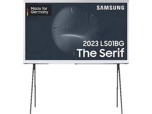  SAMSUNG GQ50LS01BGU The Serif QLED TV (Flat, 50 Zoll / 125 cm, UHD 4K, SMART TV, Tizen) 