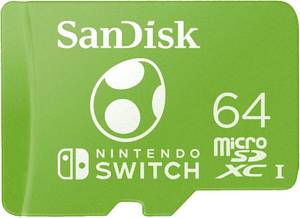 Sandisk microSDXC für Nintendo Switch 64GB Yoshi Edition microSDXC Karte