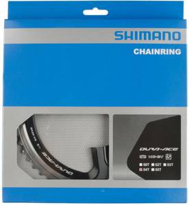 Shimano Dura-Ace FC-9000 Chainring 11-fach ME silver/black 54T Rennrad-Kettenblatt