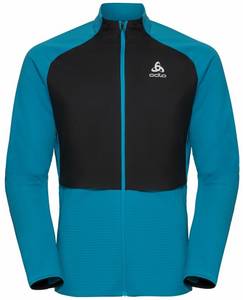 Odlo Sesvenna Hybrid S-Thermic Mid Layer Jacke stunning blue/black Softshelljacke