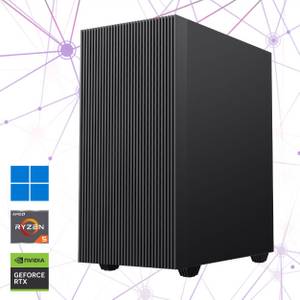 GameMax Edge 7347 Gaming-PC (AMD Ryzen 5 5500, RTX 4060, 960 GB SSD, Luftkühlung, Windows 11) 
