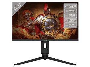  PEAQ PMO G241-FFK 24 Zoll Full-HD Gaming Monitor (1 ms Reaktionszeit, 165 Hz) 