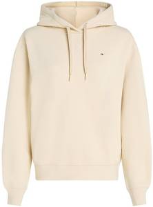 Tommy Hilfiger Hoody Flag Embroidery Drawstring (WW0WW41245) country ivory Damen-Hoodie