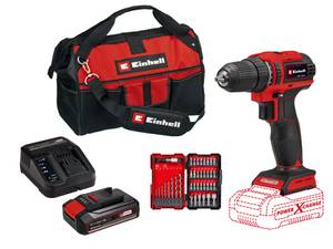 Einhell Akku-Bohrschrauber-Set TE-CD 18/40 Li BL Bag Kit, 4326602, 2,5 Ah 